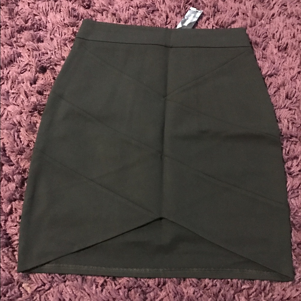 Express mini high low Black skirt