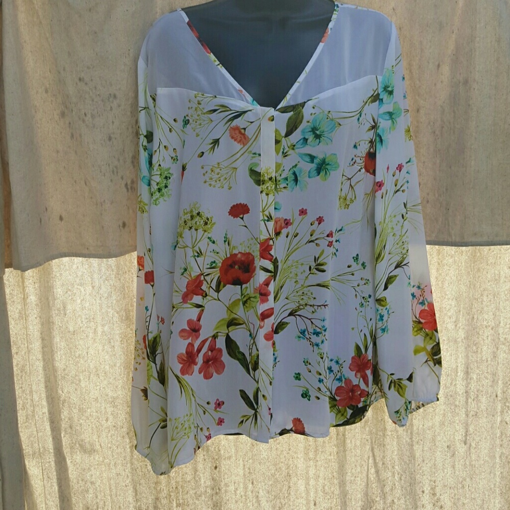 Long sleeve blouse