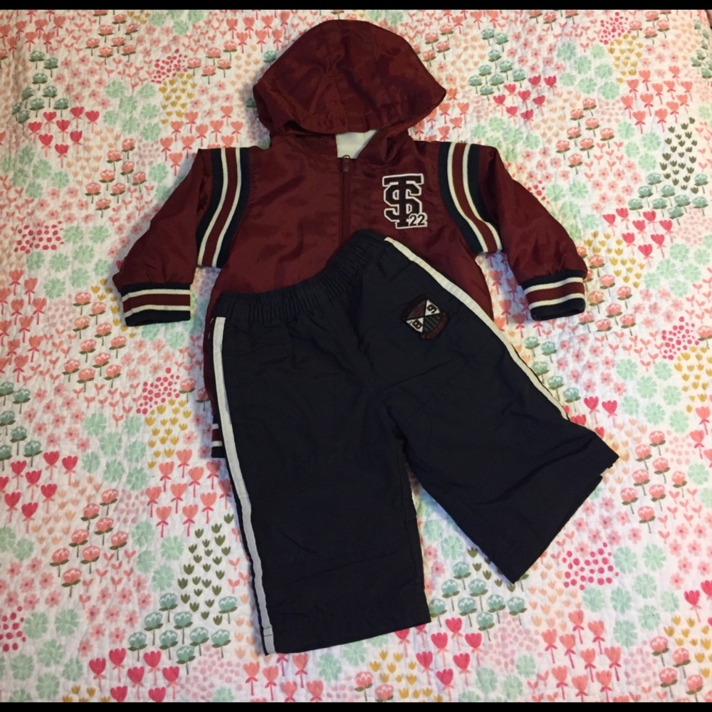 Lined wind breaker pant suit