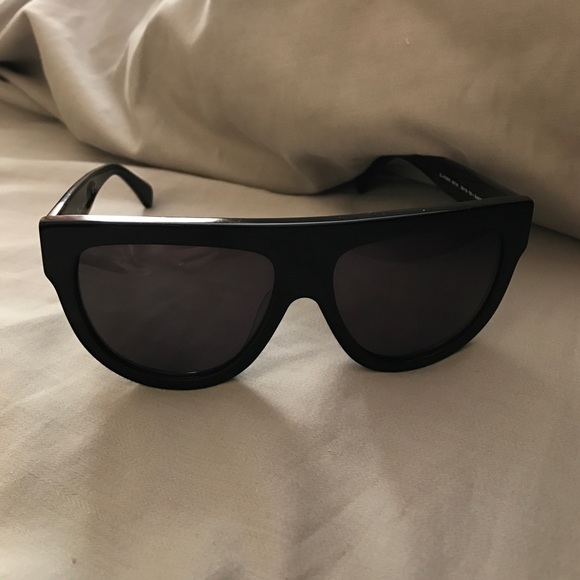 New Celine Shadow Sunglasses Black CL41026/S 8071A - Picture 6 of 8