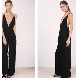 Hold me black sexy jumpsuit tobi