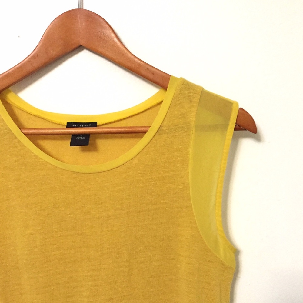 Ann Taylor Sheer Detail Tank