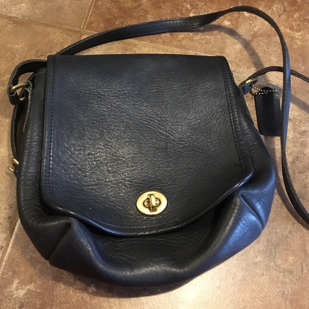 Genuine Coach black shoulder bag