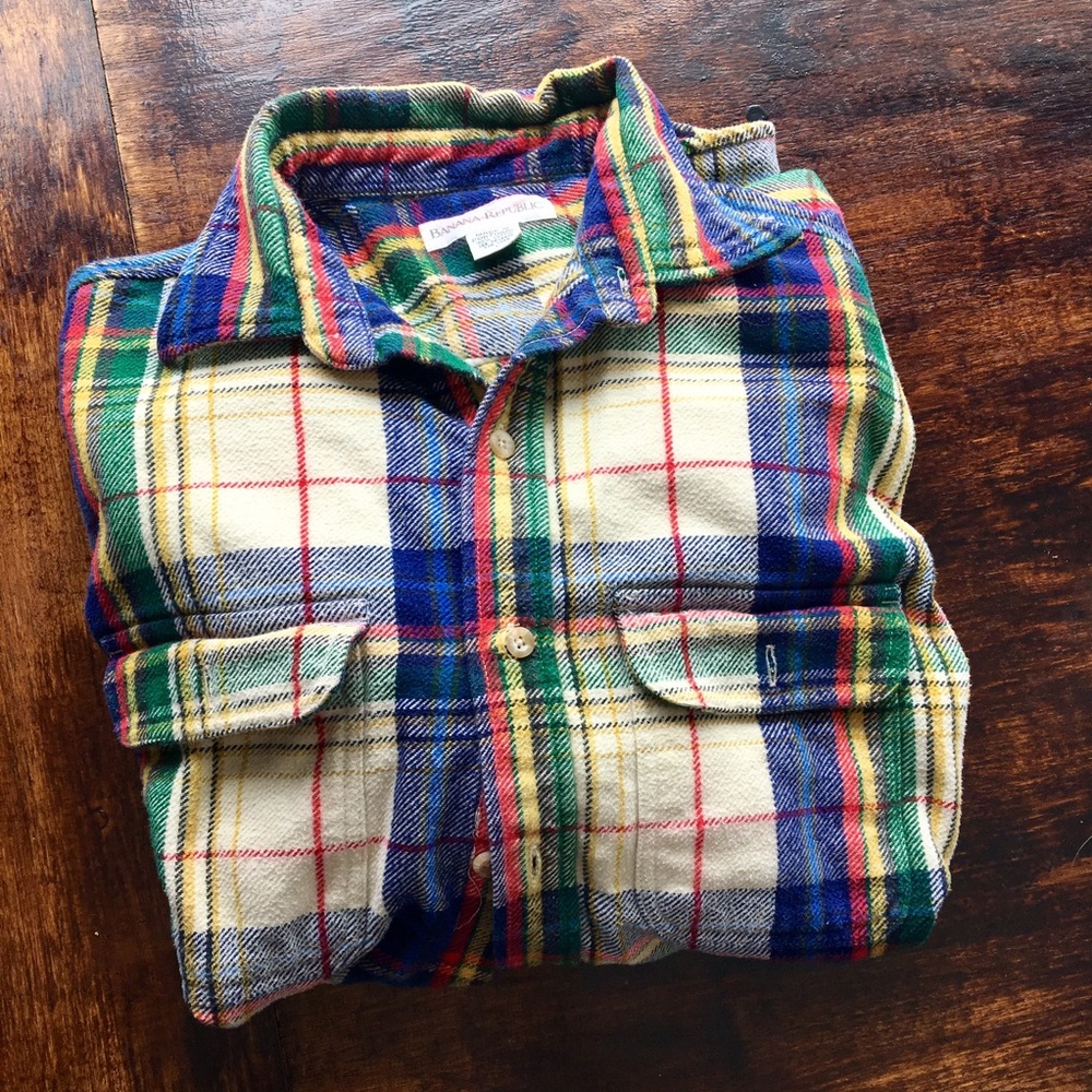 NWOT BANANA REPUBLIC Men's Flannel