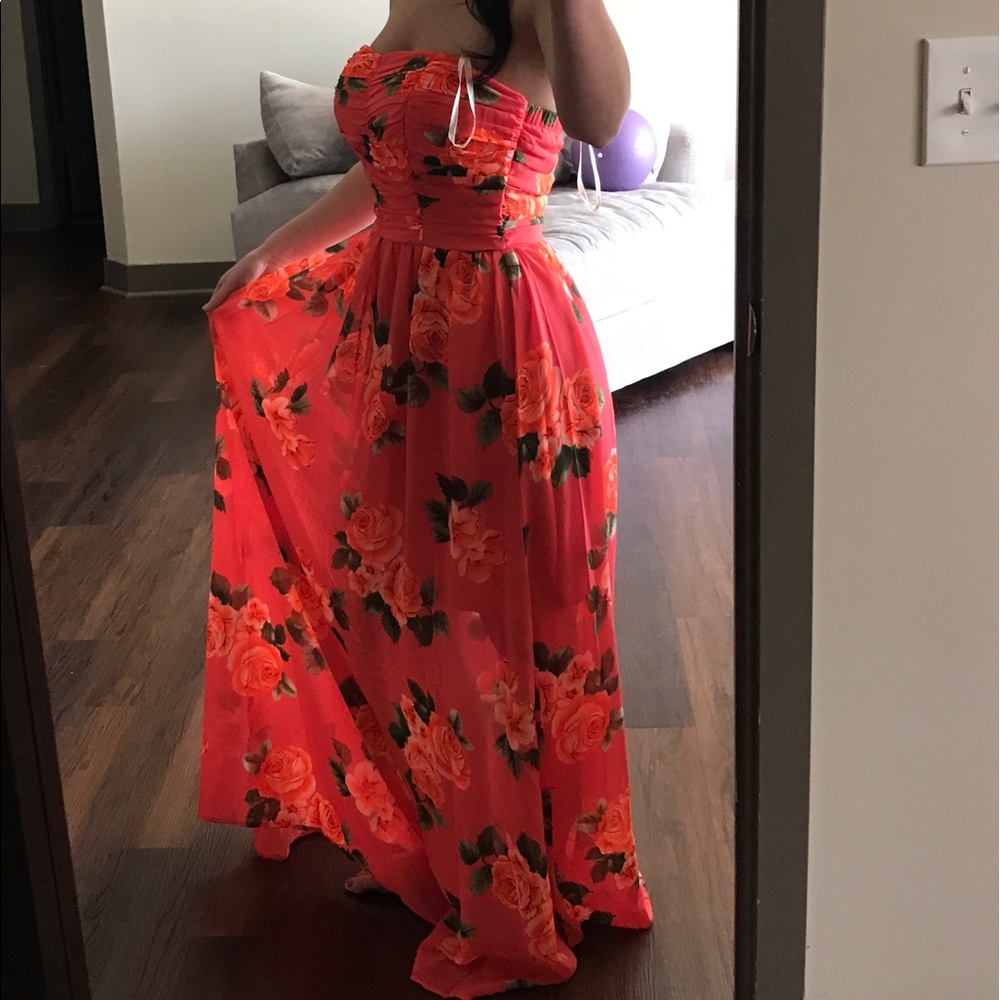 Floral sun dress