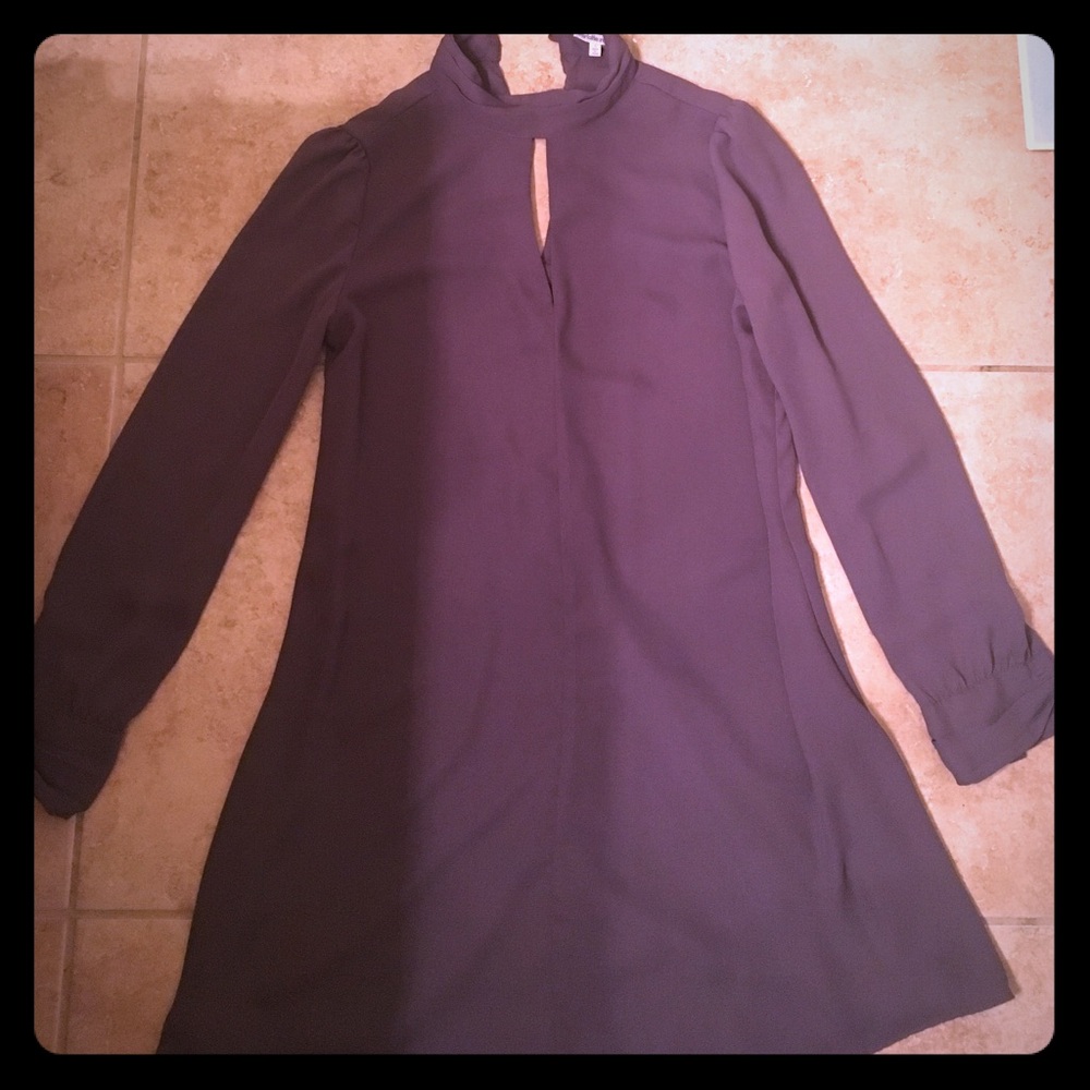 Long sleeve flow dress