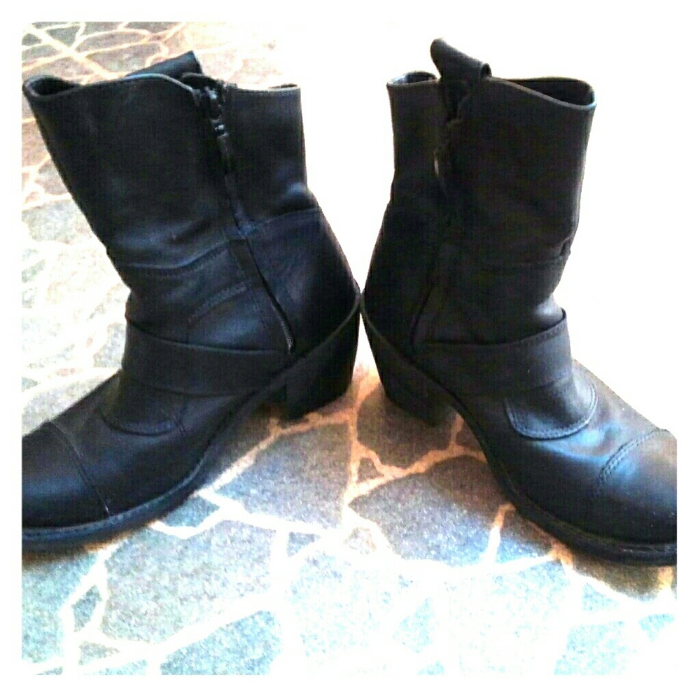 Harley Davidson mid calf moto boots 