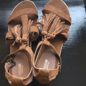 Brown Mossimo Sandals NWOT