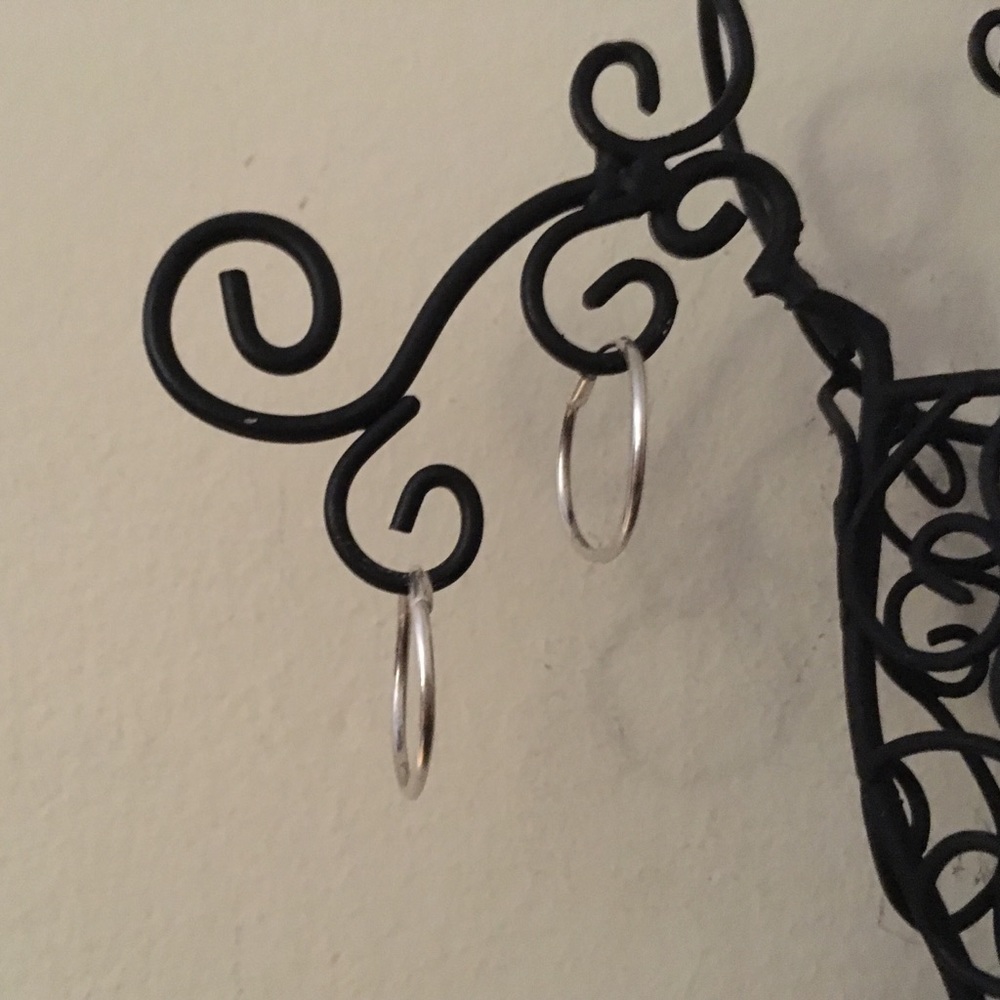 Sterling Silver hoops