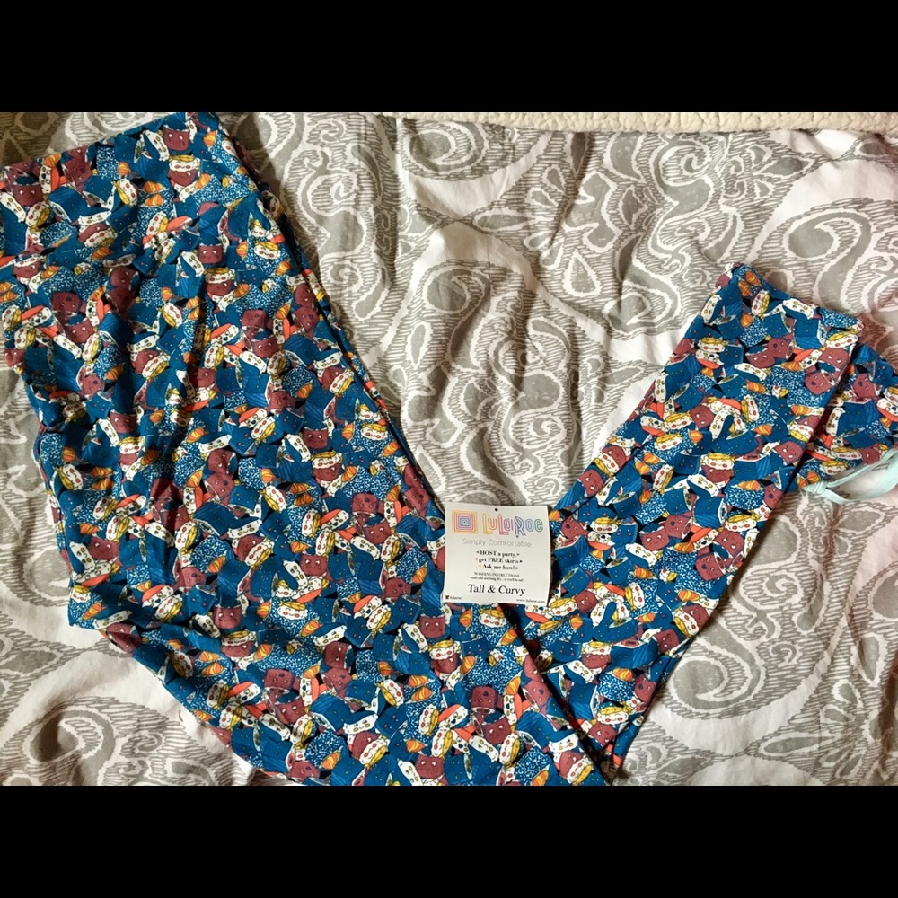 BNWT Lularoe sushi leggings TC