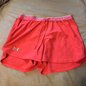 Under armour running/athletic shorts