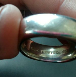 Authentic Tiffany Sterling Square ring sz 9