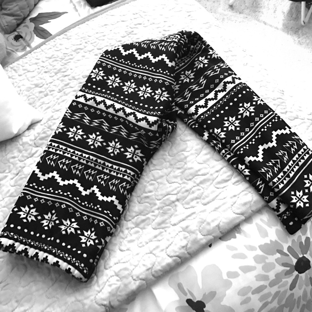 Fleece lined leggings