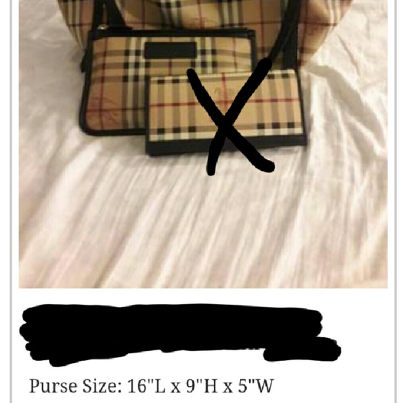Authentic Burberry Handbag - Picture 2 of 2