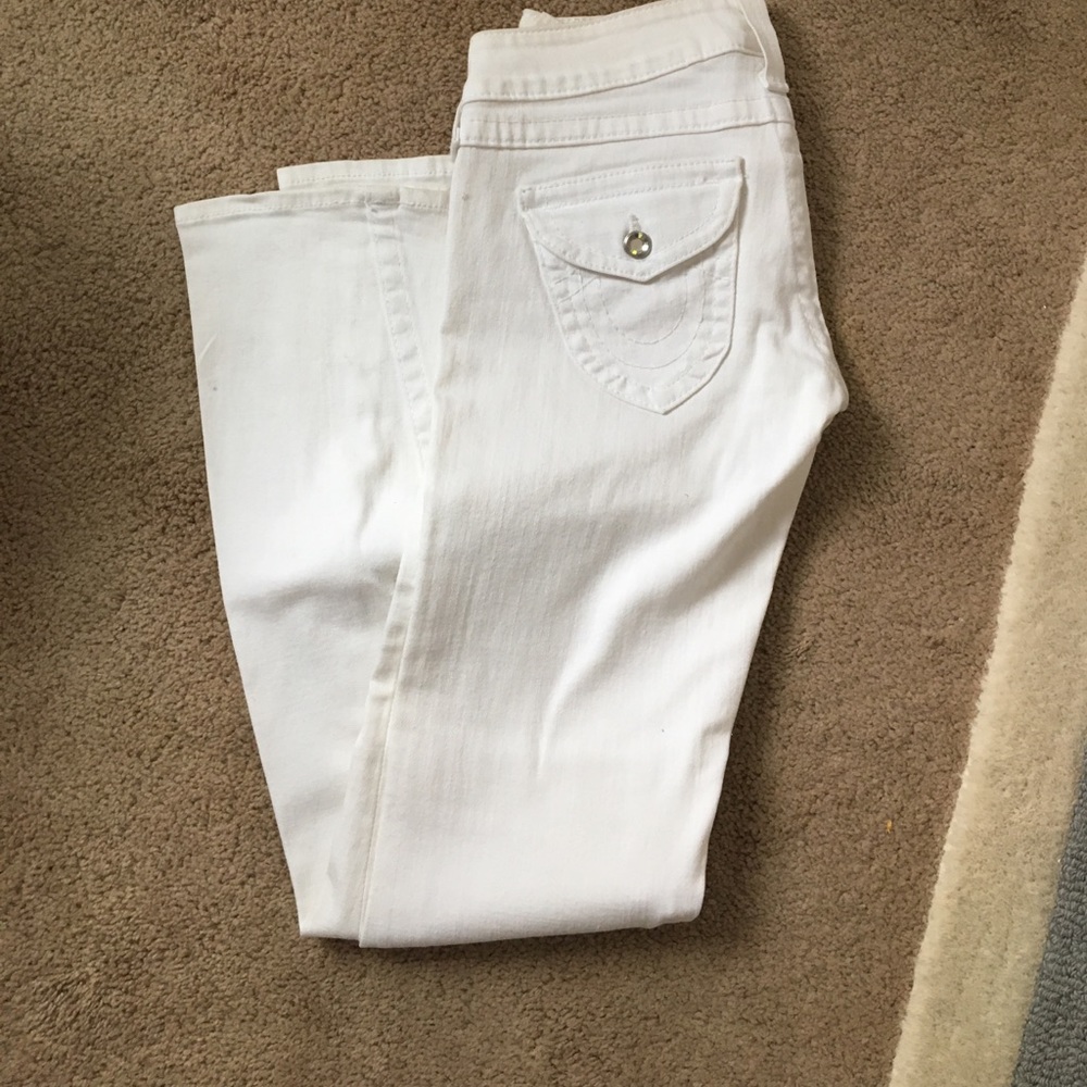 White jeans