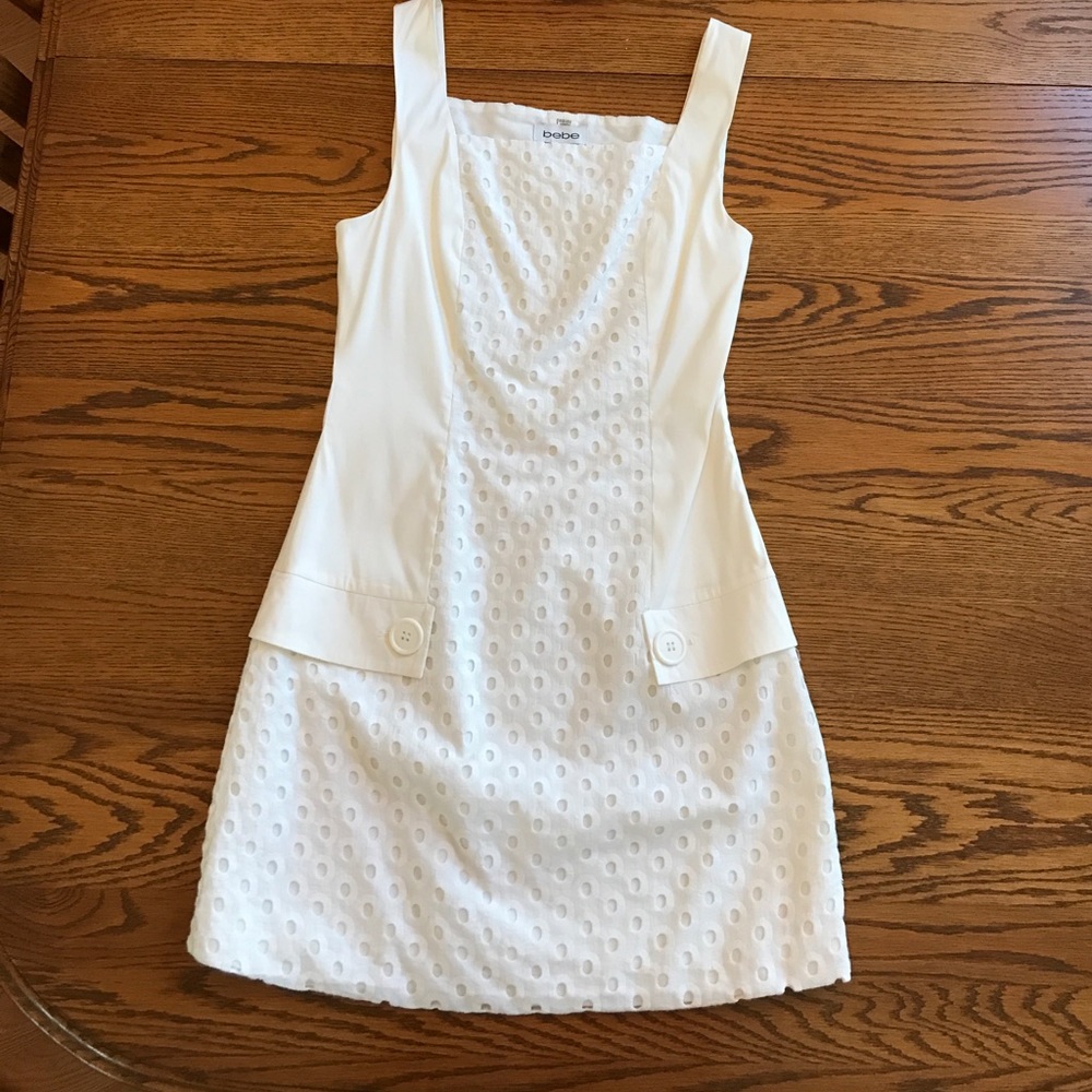 Bebe White Dress