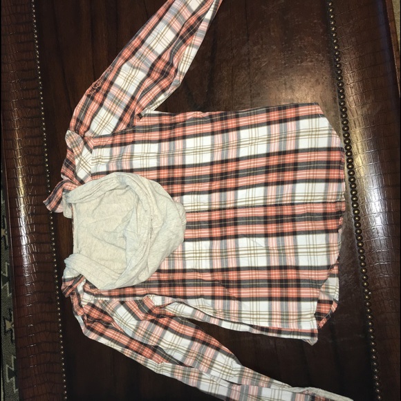 Guess Flannel Hooded Shirt - Picture 4 of 4