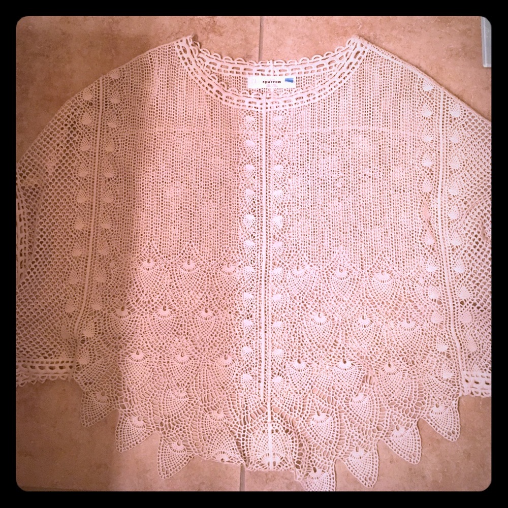 Sparrow crocheted shawl