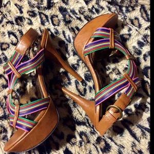 Multicolored heels 7