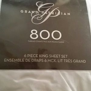 Grand Patrician King Sheet Set* 6 Pieces*