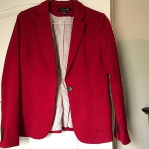 Stylish red blazer