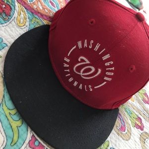 VS PINK flat bill snap back hat