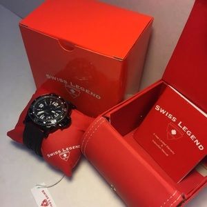 NEW Men's Typhoon Stainless Steel Watch -Swiss