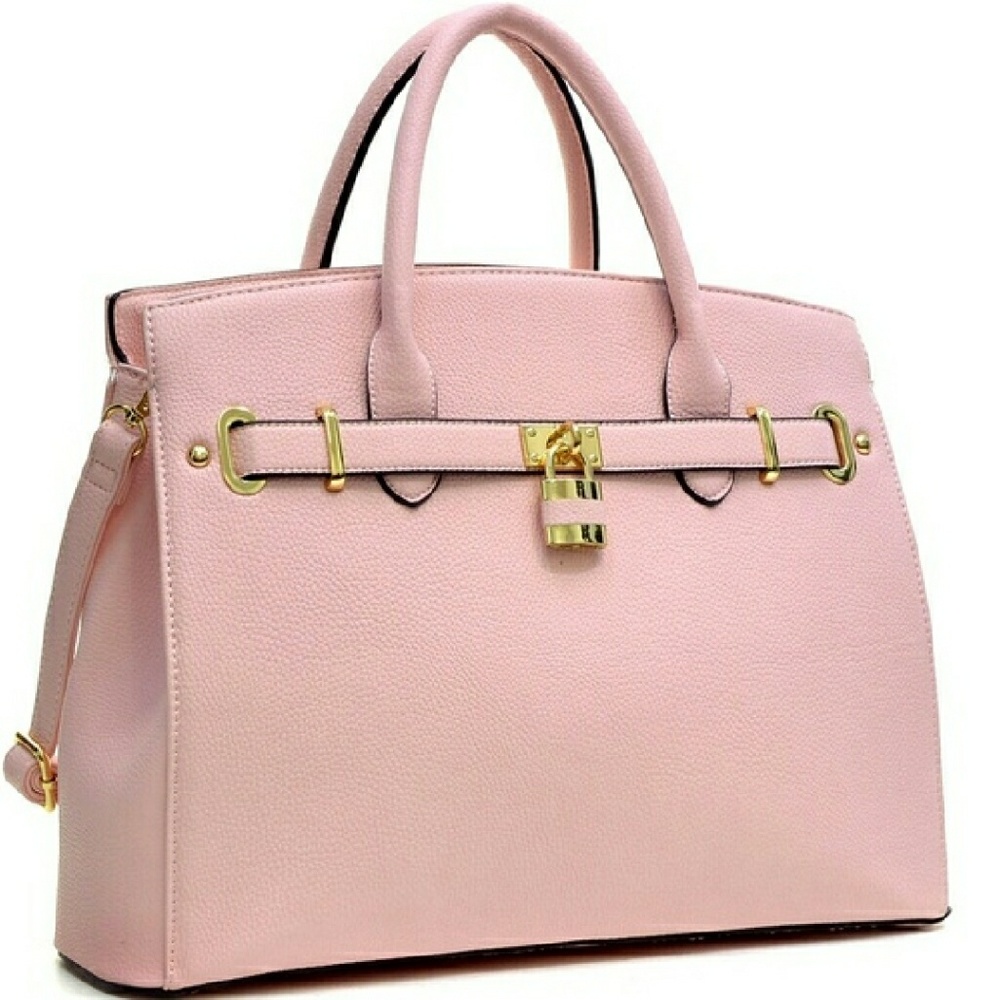 Pink handbag