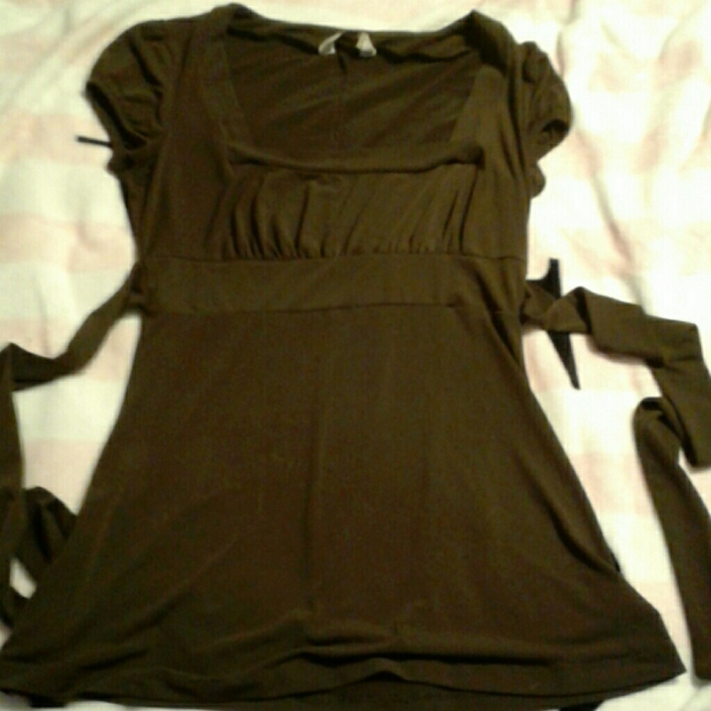 Brown mini dress/ long tunic
