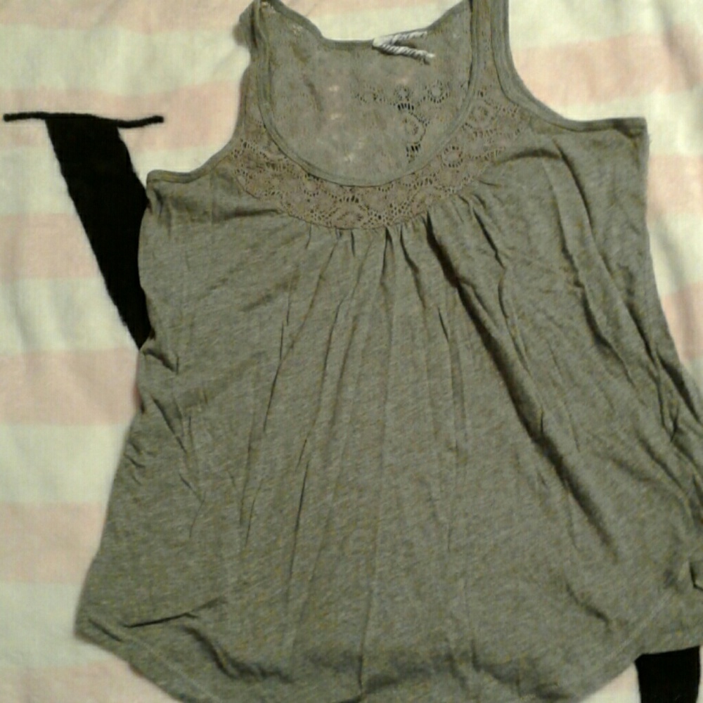Adorable lace tank