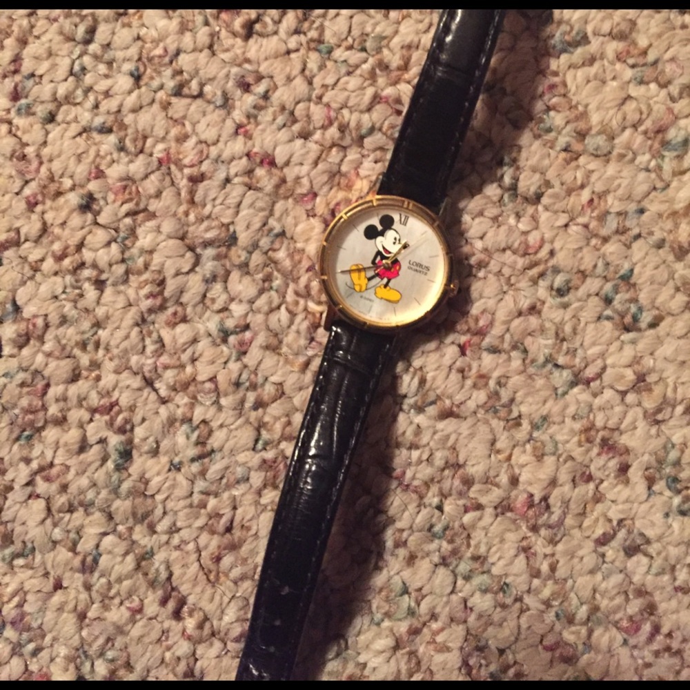 Lotus Mickey  Mouse Watch vintage