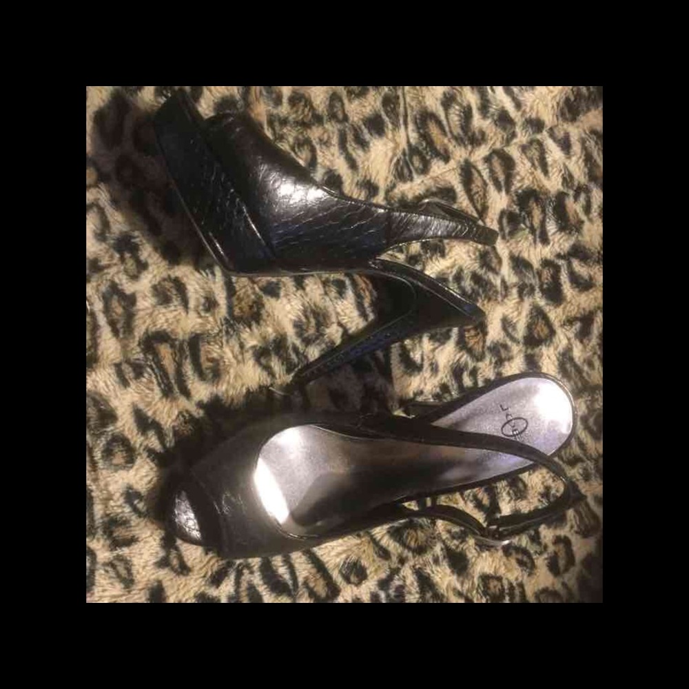 Black Platform Heels 7