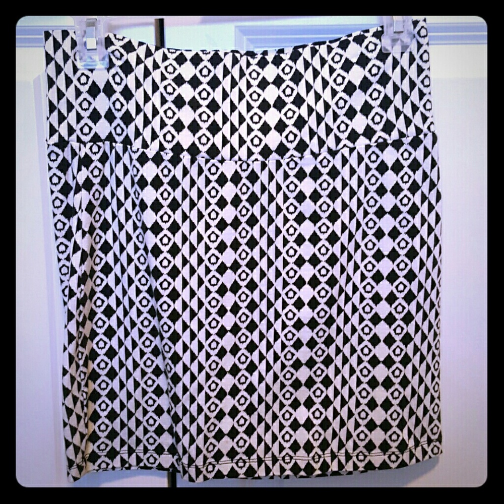 Body con print skirt