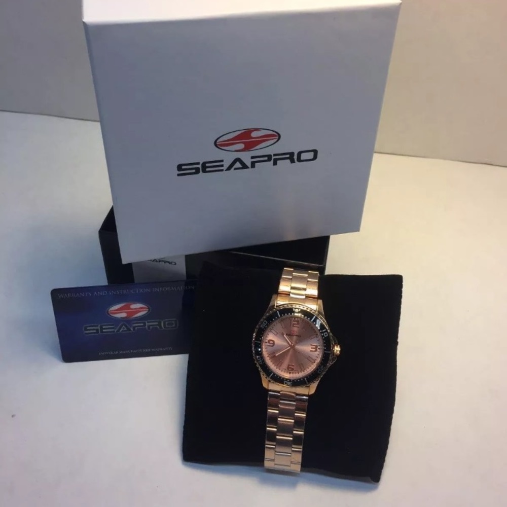 Womens Tideway Watch- Seapro-Rose Gold