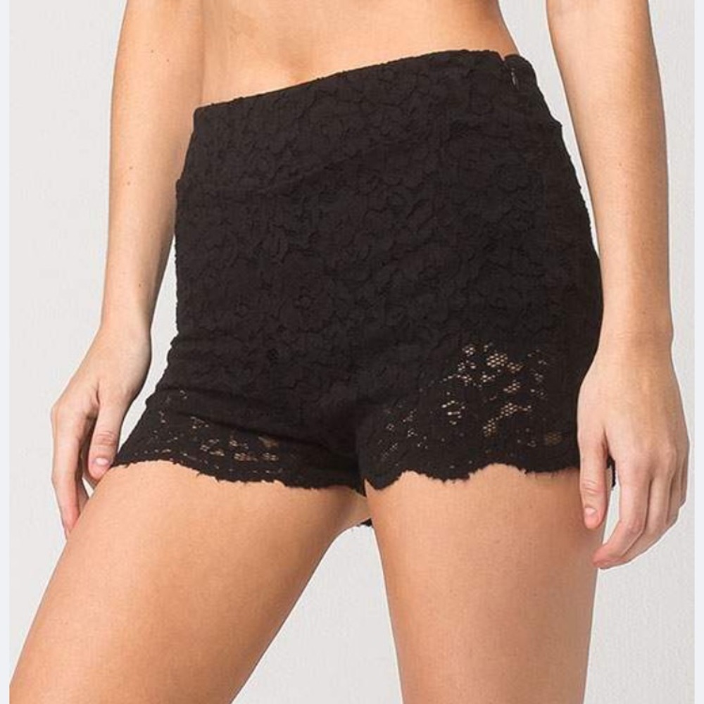 NWT Free People size 0 Lace biker shorts