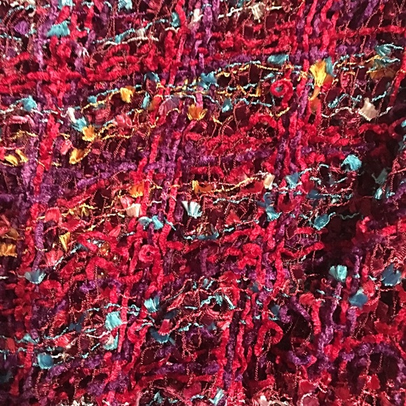 Krazy Kat Accessories - 🌈Burgundy & Multicolored Eyelash Fashion Scarf Krazy Kat Accessories - 🌈Burgundy & Multicolored Eyelash Fashion Scarf