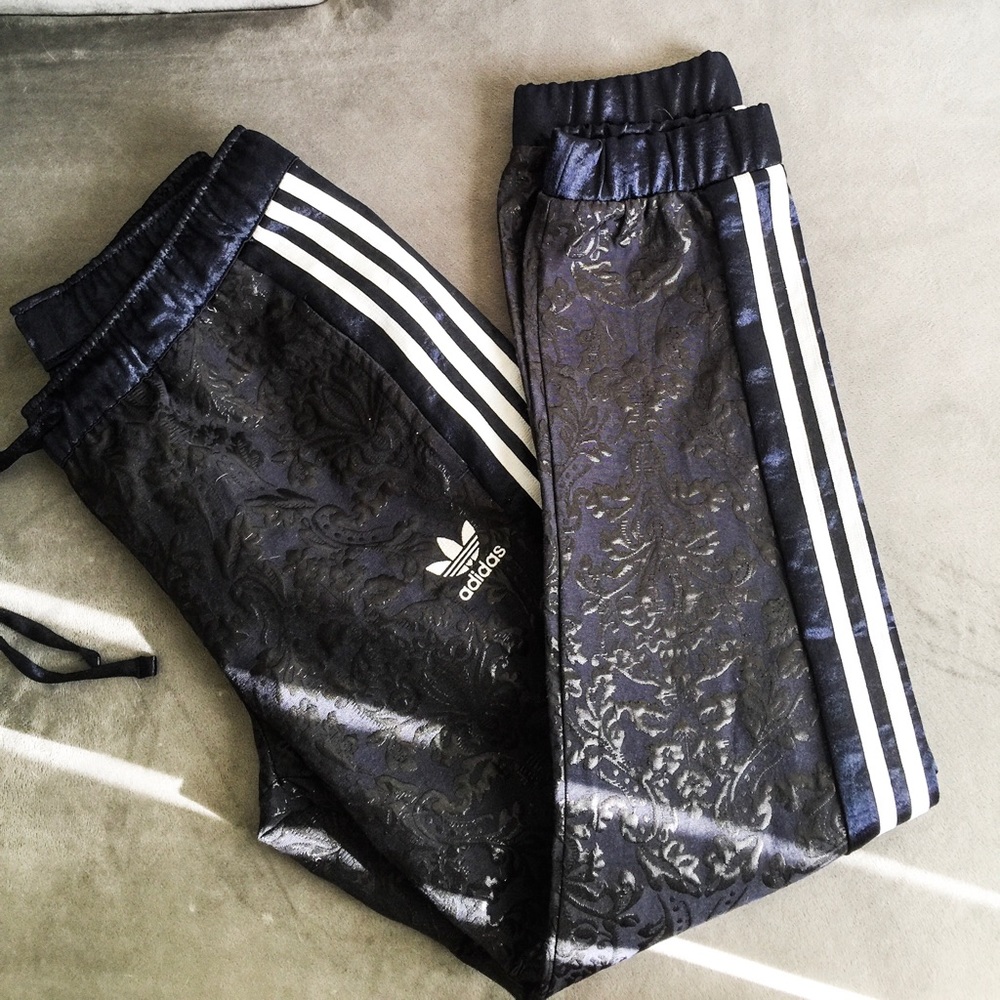 Rare Adidas originals embroidered track pants