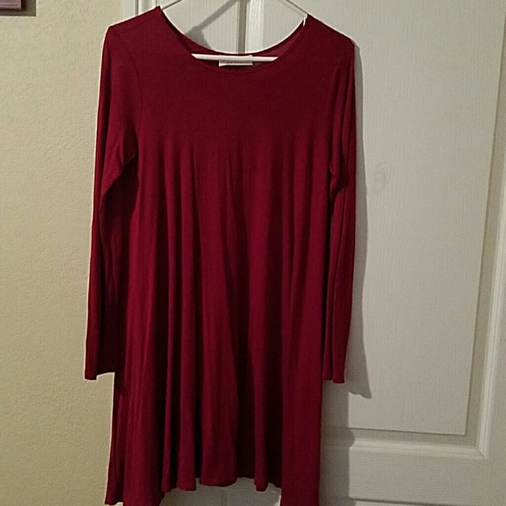 Flare or A-line casual dress