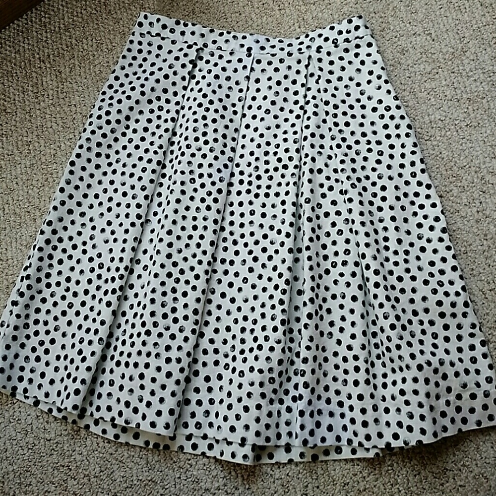 Midi polka dot skirt