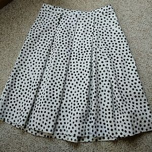 Midi polka dot skirt