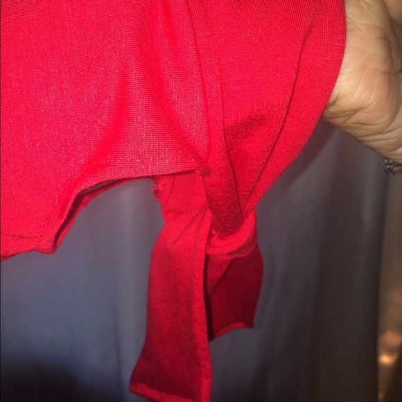 The Lady in Red Bow Tie Maxi Dress - Picture 3 of 3