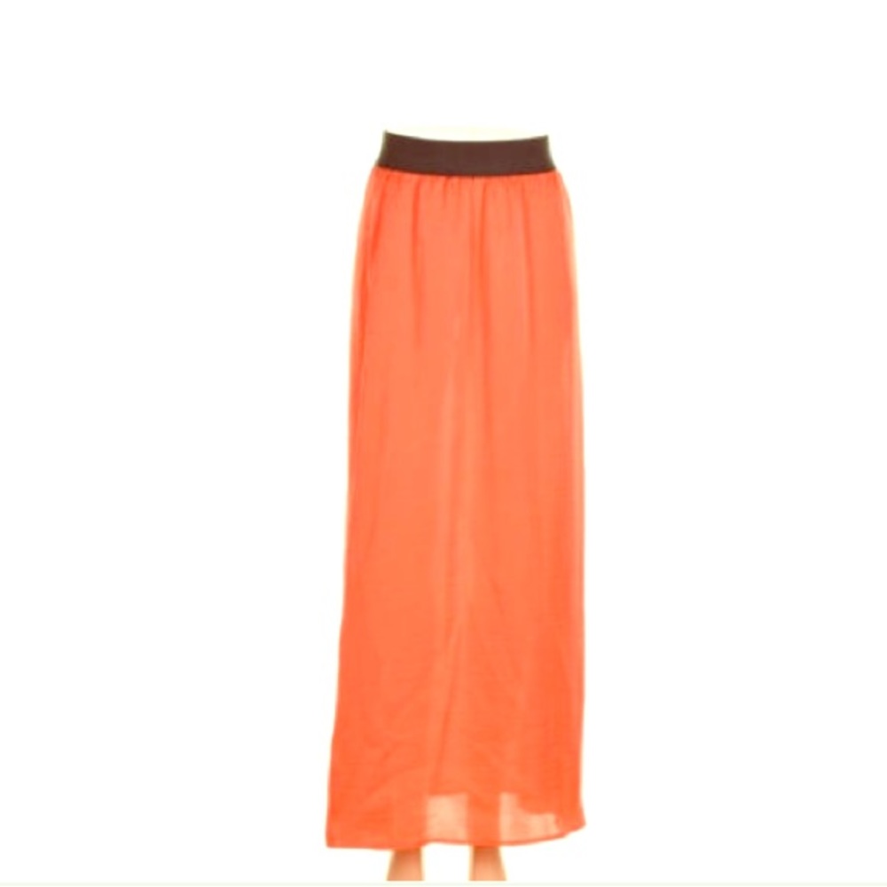 NWT Bar III coral maxi skirt