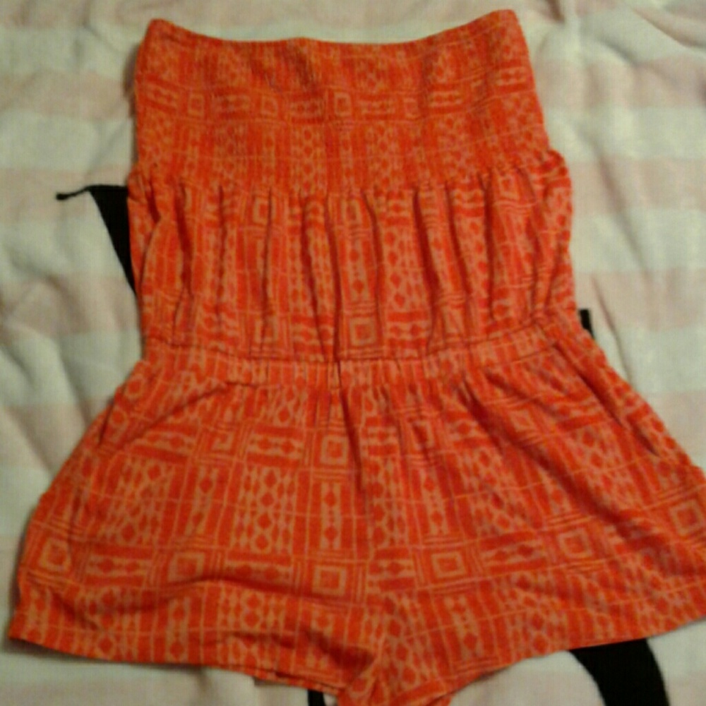 One piece shorts romper