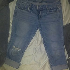 American Eagle Capri's