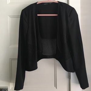 NWOT Black Blazer with cutout accent