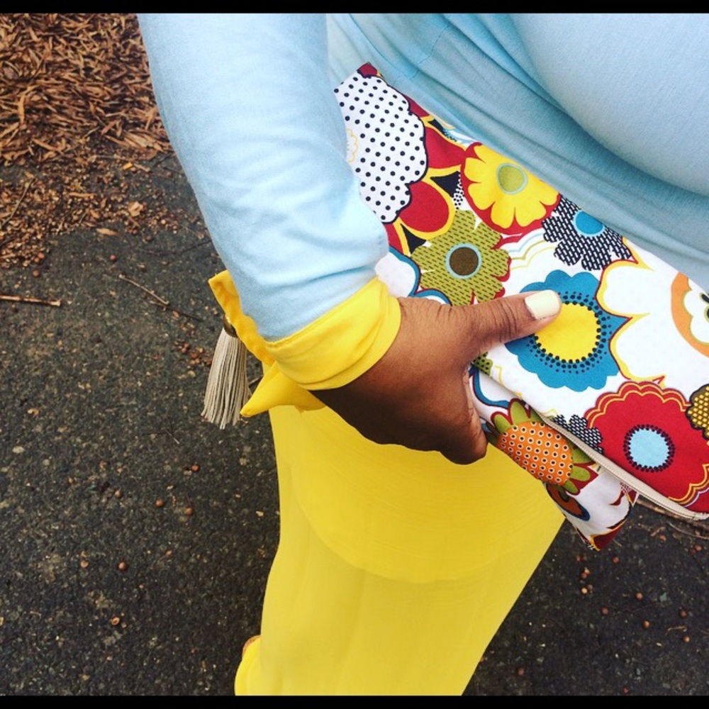 The Havana Sun Zip Travel Fold Over Clutch