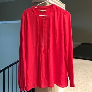 Pink Banana Republic button down top