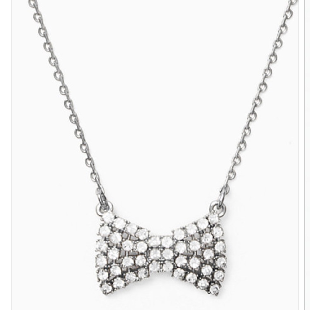 Kate Spade Sparkling Bow Pendant Necklace