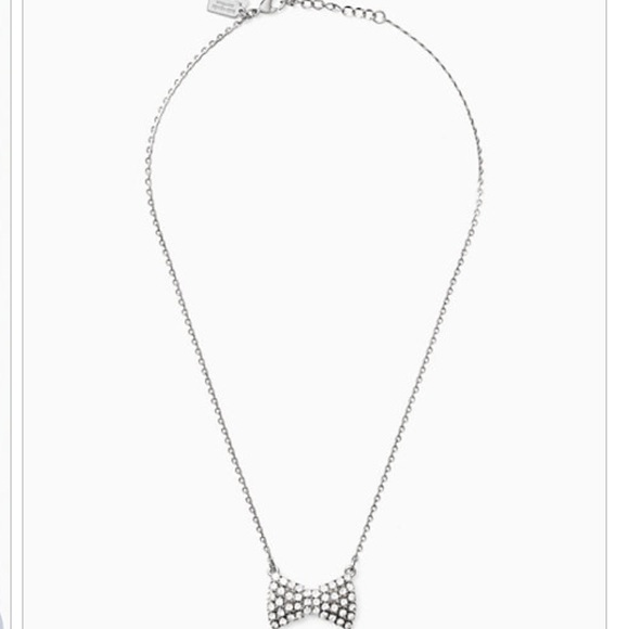 Kate Spade Sparkling Bow Pendant Necklace - Picture 3 of 4