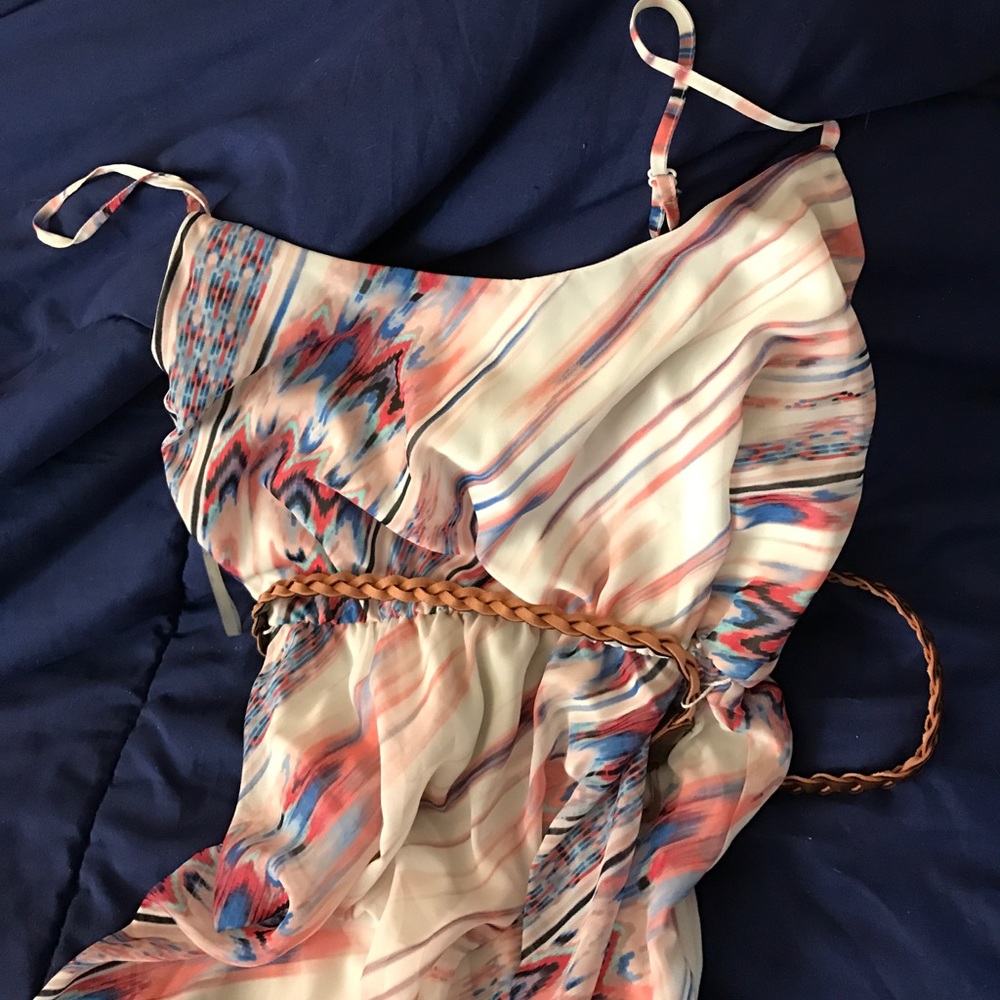 Red, White, & Blue Dress with Belt
